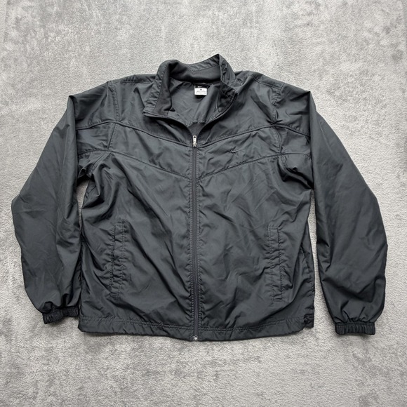 Nike Other - Nike Windbreaker Mens XL Black 341569-065 Full Zip Lined Lightweight Jacket